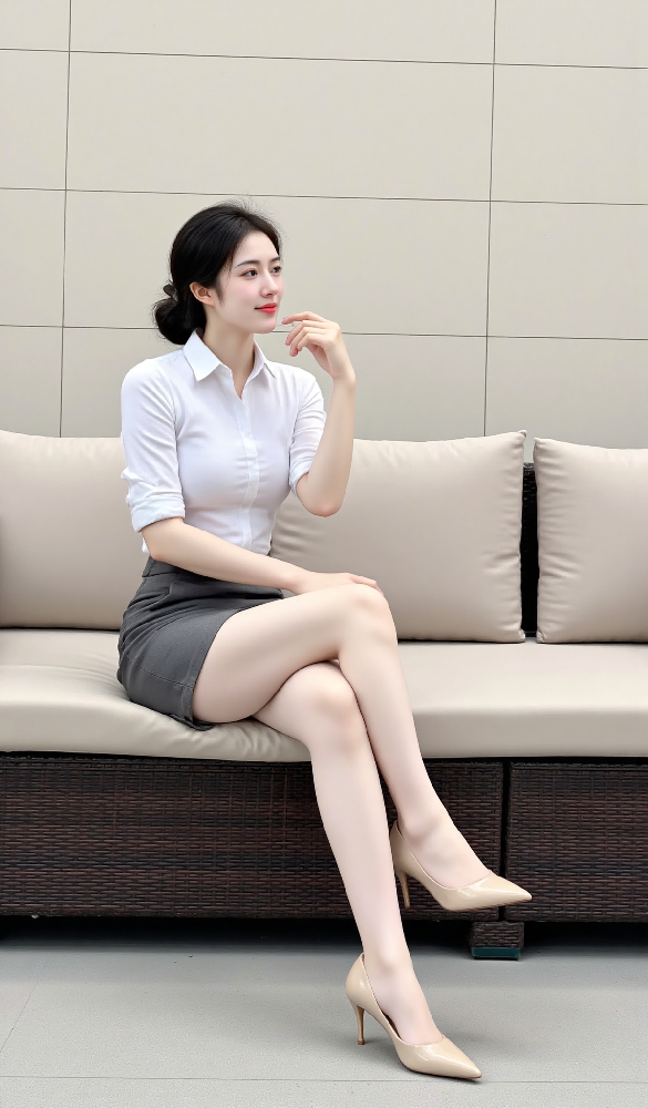 职场通勤也能穿的轻熟风黑丝穿搭